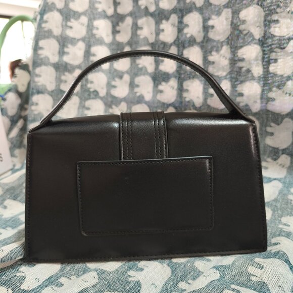Jacquemus Logo Plaque Black Tote Bag - Picture 3 of 8
